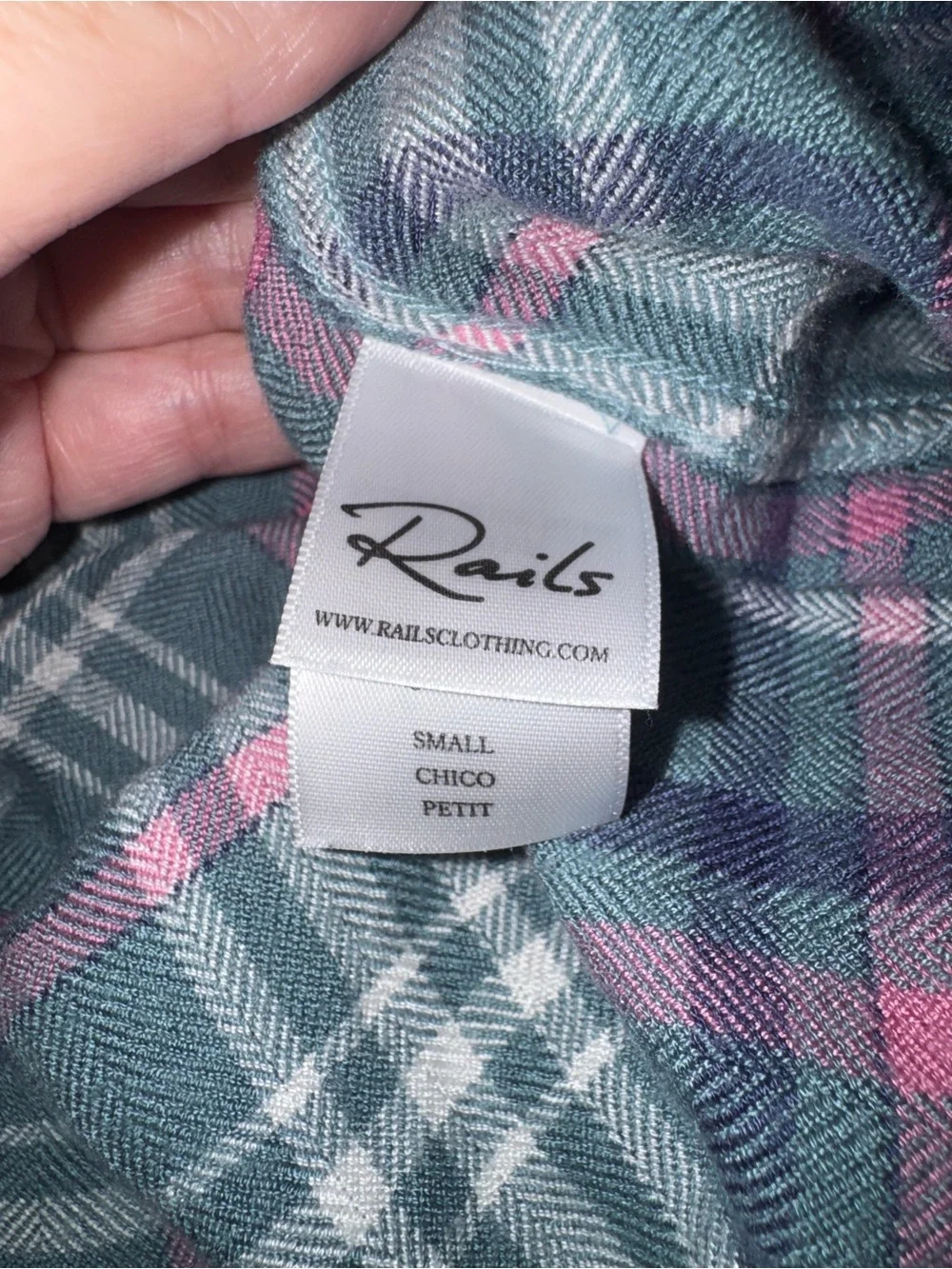 Rails soft plaid